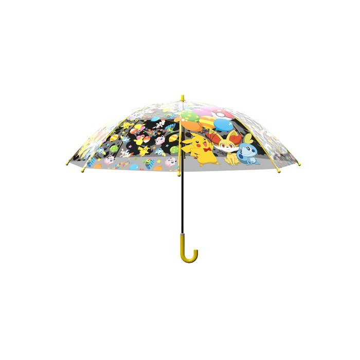 PARAGUAS MANUAL INFANTIL 48CM TRANSPARENTE POKEMON | CYP | 1 UNIDAD | 8426842111179 Imagen principal del producto