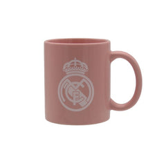 TAZA CERAMICA ROSA CON ESCUDO BLANCO EN CAJA REAL MADRID | CYP | 1 UNIDAD | 8426842112022