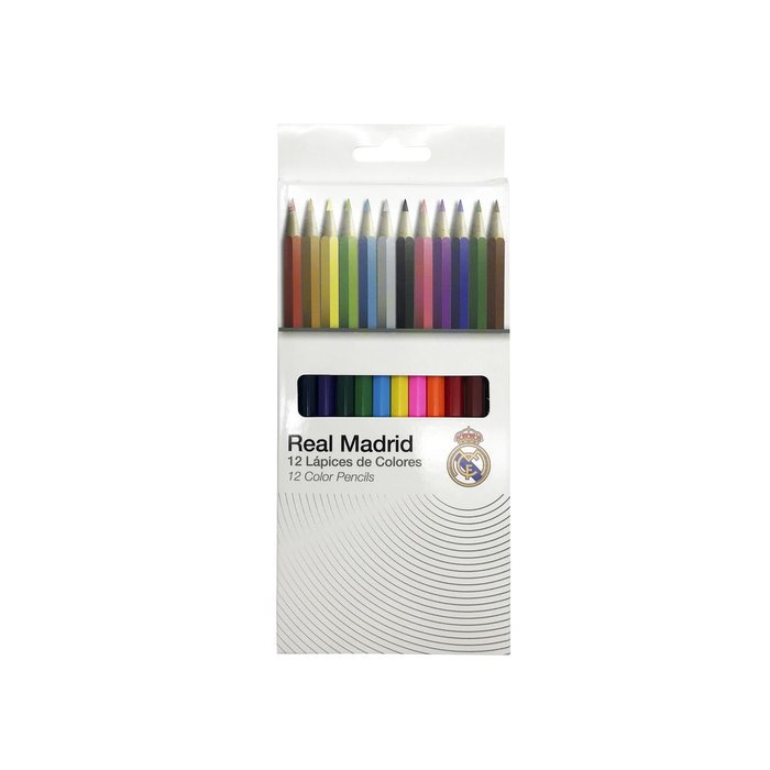 12 Lápices de Colores Real Madrid CYP Pack 12