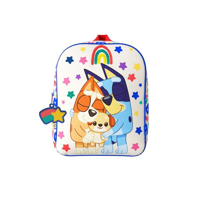 MOCHILA 30CM RAINBOW BLUEY | CYP Imagen principal del producto