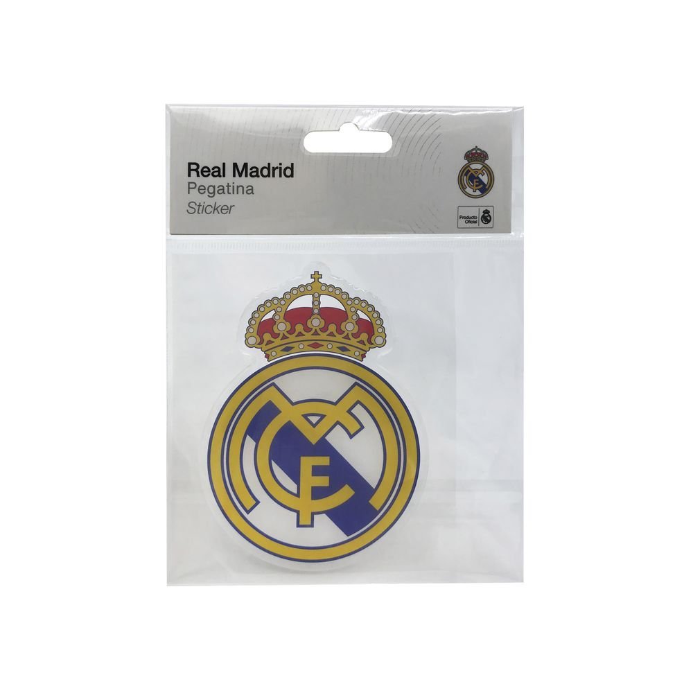 Sticker Relieve Escudo Real Madrid 10x10 cm CYP