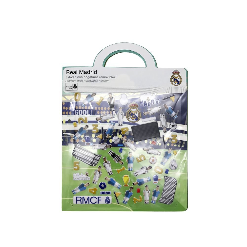 Libro de Pegatinas Estadio 3D Reutilizables Real Madrid CYP Imagen principal del producto