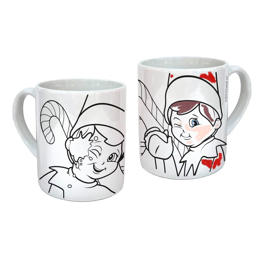 TAZA DE CERAMICA PARA PINTAR THE ELF ON THE SHELF | CYP | 1 UNIDAD | 8426842170213 Imagen principal del producto