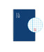Bloc espiral Cuarto Cuadro 3x3 100H 70 g Azul