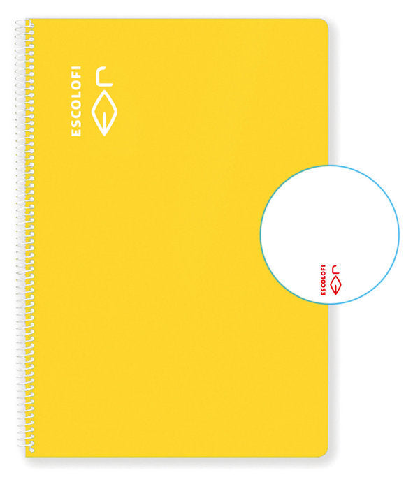 Bloc Espiral Estándar Liso 80H 70g | Escolofi | Cartón | Formato Estándar | Pack 5 Unidades Imagen principal del producto