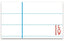 Libreta folio 50 hojas 70 g horizontal margen verde