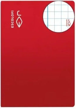 Libretas A4 50H 70G Cuad 6x6 Rojo Escolofi Imagen principal del producto