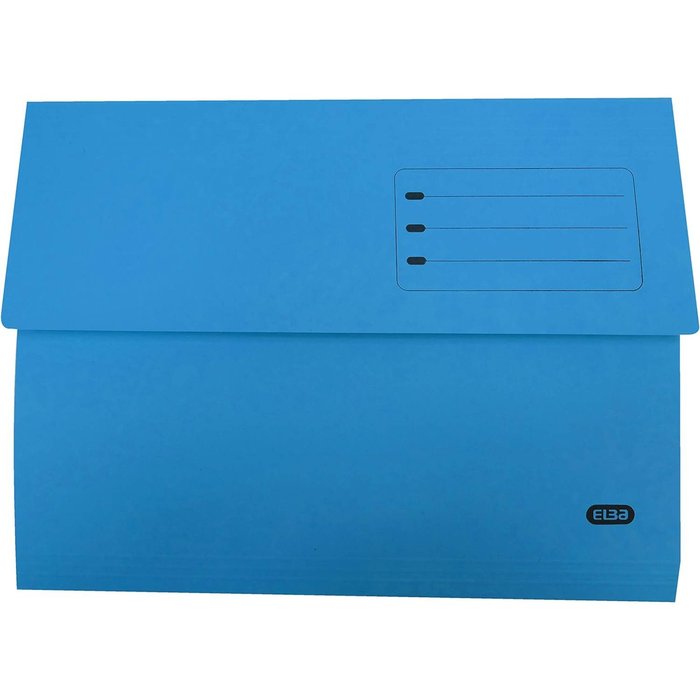 SUBCARPETA A4 SOLAPA AZUL INTENSO 320G | 50 UNIDADES | (GIO) Imagen principal del producto