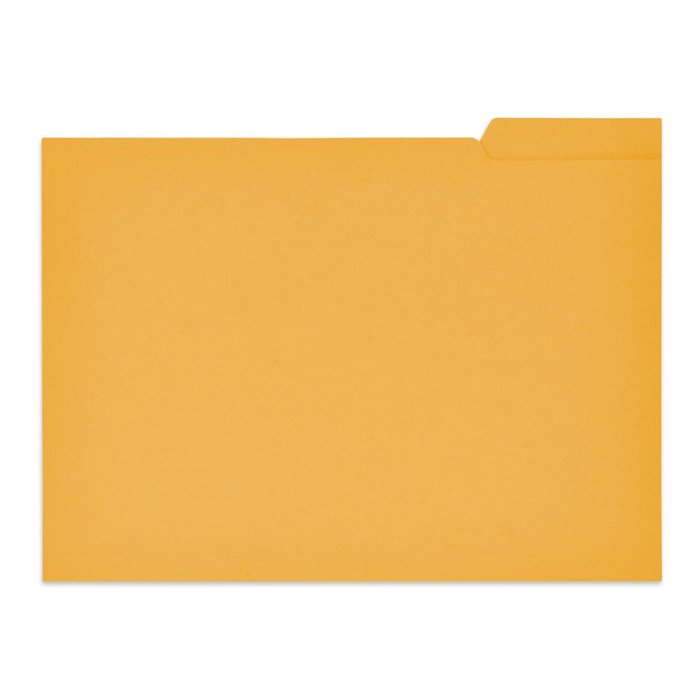 SUBCARPETA GIO PESTAÑA DERECHA FOLIO 250G AMARILLO ELBA | 50 UNIDADES | (GIO) Imagen principal del producto