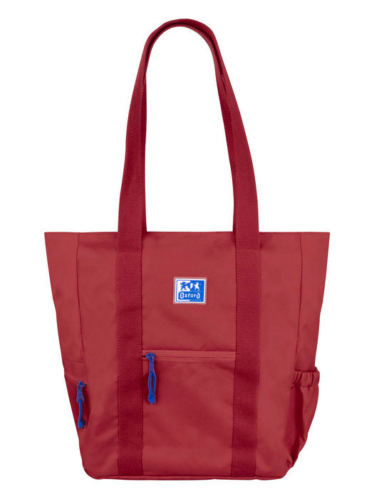 Bolso tote bag burdeos Oxford Diseño para uso diario y de oficina