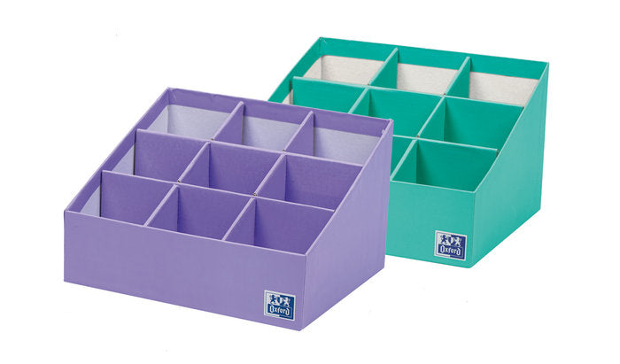 Organizador portabolis escalado 3x3 compartimentos Oxford Cuadernos Imagen principal del producto