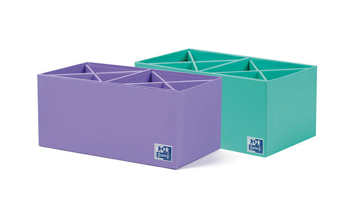 Organizador Portabolis en Cruz 2x4 Compartimentos Surtido Oxford
