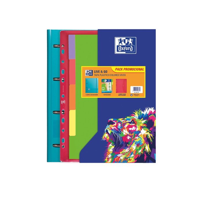 CARPEBLOC A4 POLYFOAM OXFORD RECAMBIO CUADRO 5X5 VIVOS | 1 UNIDADES | (OXFORD) Imagen principal del producto
