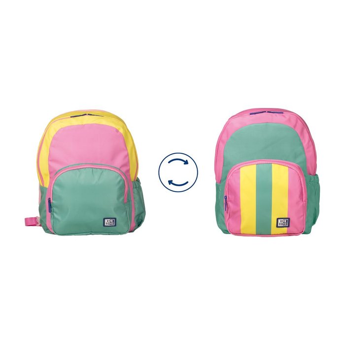 MOCHILA REVERSIBLE BUBBLEGUM | OXFORD Imagen principal del producto