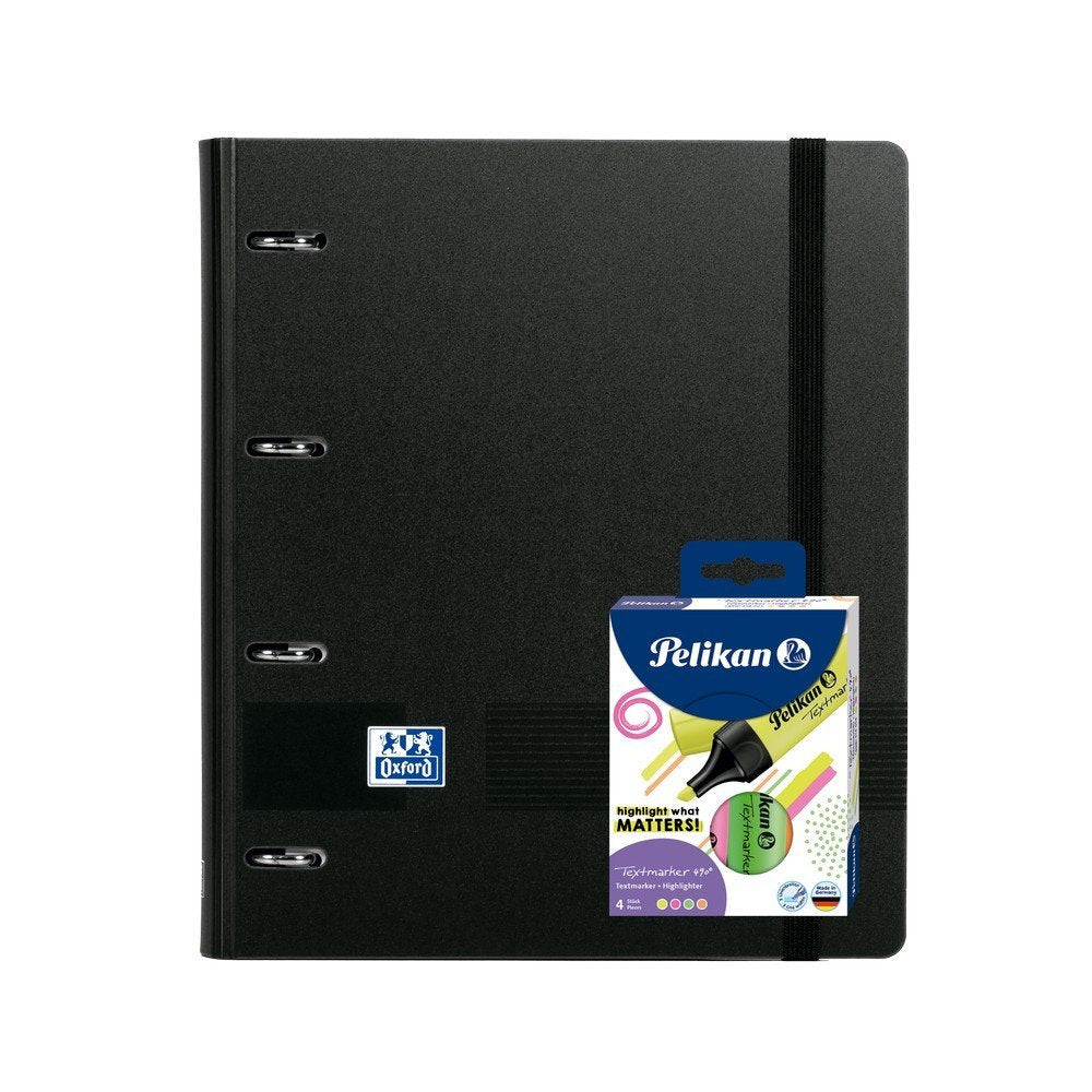 Carpebloc A4+ L&g Cuadro 5x5 con Marcadores, Pizarra y Stickers Oxford Imagen principal del producto