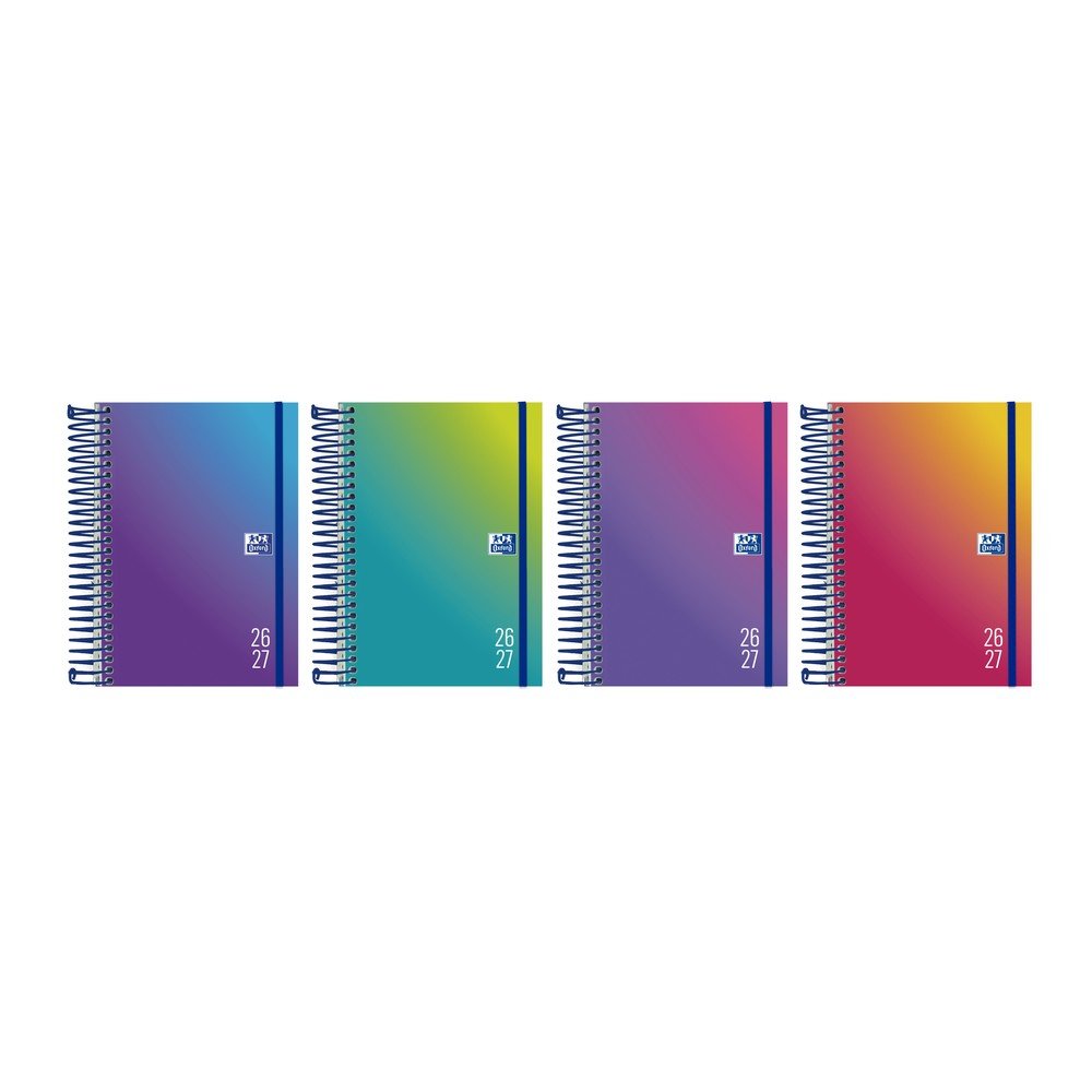Agenda escolar 26-27 Gradient 8 día página Oxford Agendas
