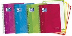 Cuadernos espiral A5+ Oxford Classic microperforados colores surtidos