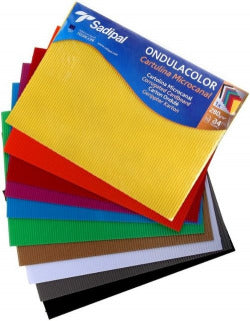 Cartulina A4 Ondulacolor 280 g Colores Surtidos SADIPAL Imagen principal del producto