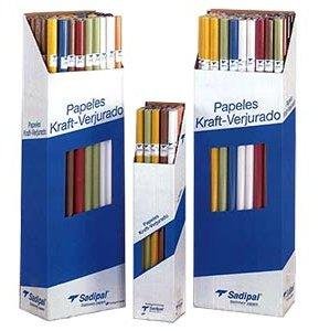 PAPEL KRAFT ROLLO 3M AZUL AZURITA NEFERTITI | 1 UNIDADES | (SADIPAL)