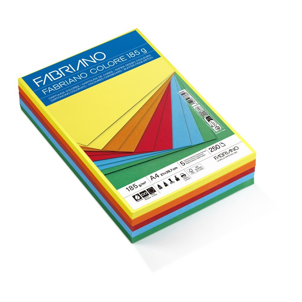 Cartulina A4 Colores Intensos 185 g SADIPAL Pack 50 Hojas Imagen principal del producto