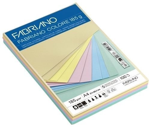 Cartulina A4 Colores Pastel 185 g SADIPAL Pack 20 hojas Imagen principal del producto
