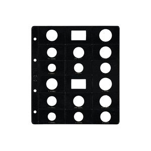 Funda monedas Euro Modelo 75500 Pardo Plástico Negro