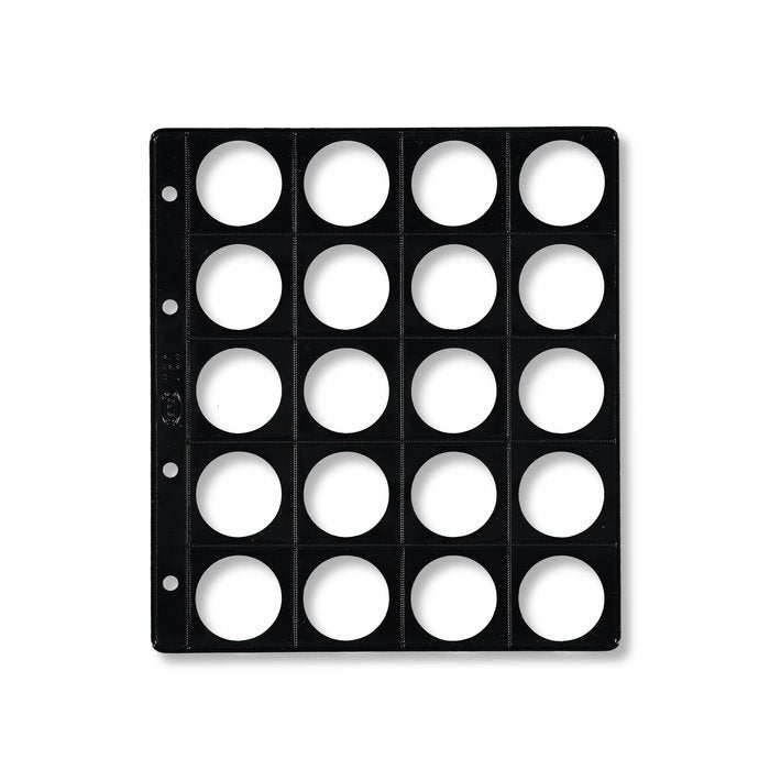 FUNDA MONEDAS 20 ALOJAMIENTOS DIAMETRO DE 33MM | PARDO | ENVASE 5 UDS. UNIDAD | 8428143752907