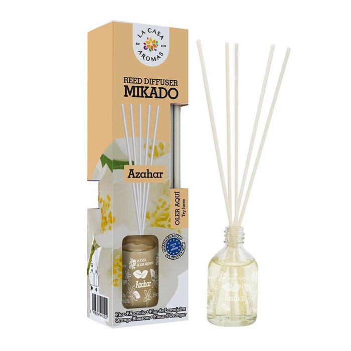 MIKADO TE AZAHAR 50ML | CASA AROMAS/FLOR DE MAYO | ENVASE 6 UDS. UNIDAD | 8428390041519