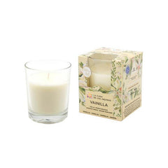 VASO VELA GRANDE 140G VAINILLA | CASA AROMAS/FLOR DE MAYO | ENVASE 6 UDS. UNIDAD | 8428390047818