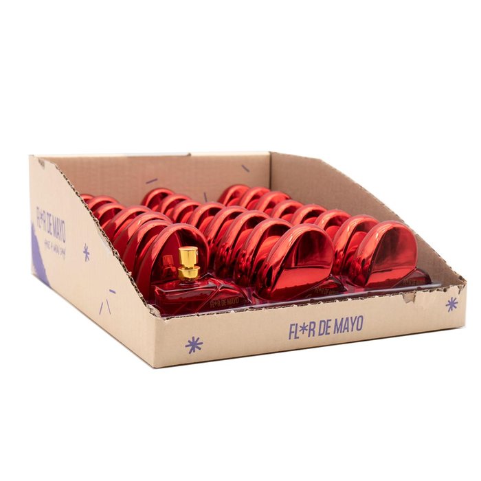 Expositor 23 Mini Colonia Cuore Red 20 ml Casa Aromas Imagen principal del producto