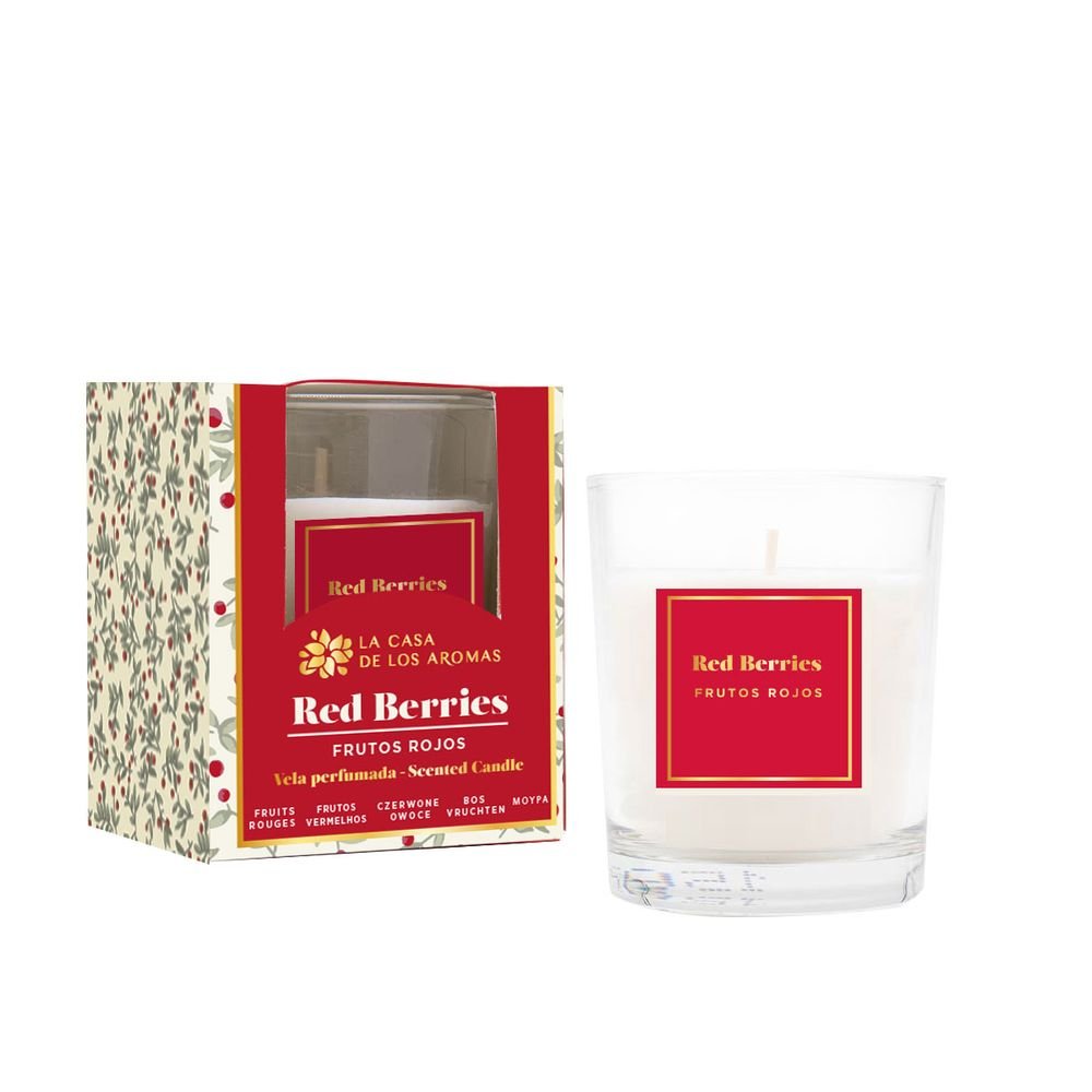 Vela frutos rojos 120 g Casa Aromas Flor de Mayo