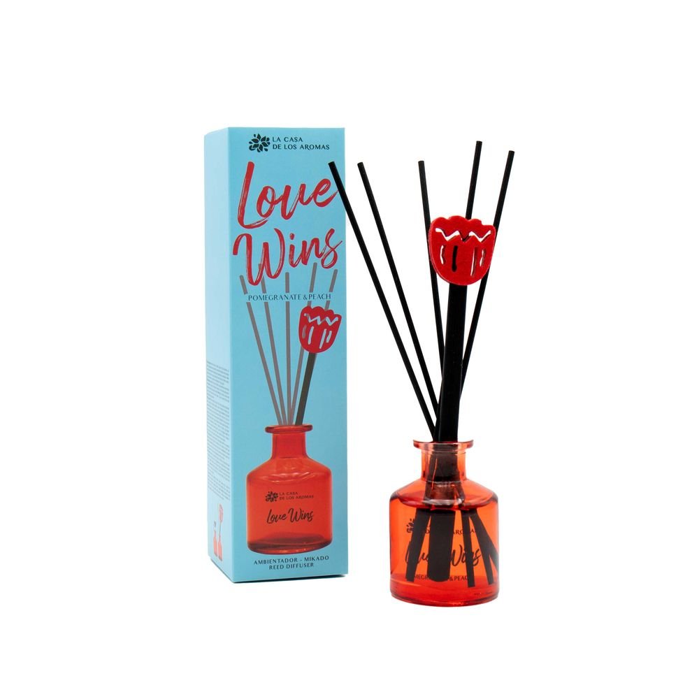 MIKADO FUNNY LOVE WINS 50ML | CASA AROMAS/FLOR DE MAYO | ENVASE 12 UDS. UNIDAD | 18428390063518