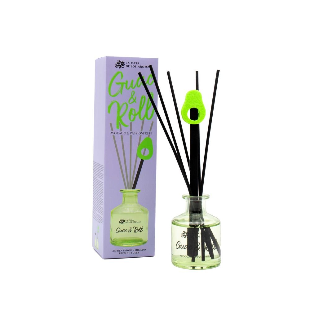 MIKADO FUNNY GUAC & ROLL 50ML | CASA AROMAS/FLOR DE MAYO | ENVASE 12 UDS. UNIDAD | 18428390063525