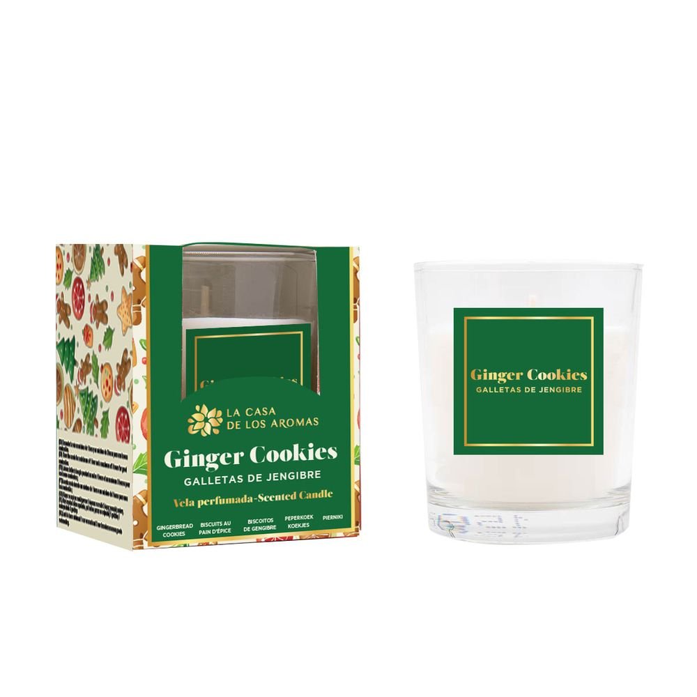 VELA GALLETA JENGIBRE 120G NAVIDAD | CASA AROMAS/FLOR DE MAYO | ENVASE 6 UDS. UNIDAD | 8428390063955