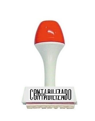 Sello Formula Comercial Contabilizado Fecha Manual TRODAT
