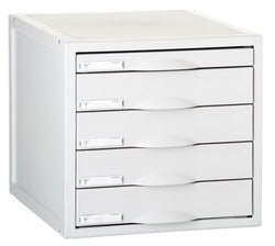 Archivador modular con 5 cajones gris Archivo 2000