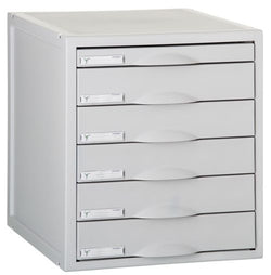 Archivador modular gris Archivo 2000 para oficina y estudio
