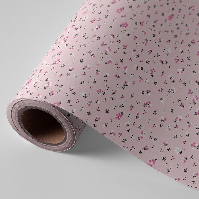 PAPEL REGALO BOBINA 62CM 4K FLORECILLAS | WONDER WRAPPER | 1 UNIDAD | 8429640000645 Imagen principal del producto