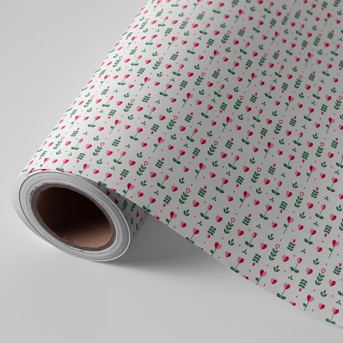 PAPEL REGALO BOBINA 31CM 2K FLORES CORAZONES | WONDER WRAPPER | 1 UNIDAD | 8429640000652 Imagen principal del producto
