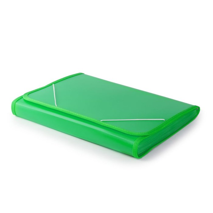 CLASIFICADOR FUELLE A4 CON RIBETE 13 COMPARTIMENTOS VERDE | 1 UNIDADES | (PRYSE, S,A,)