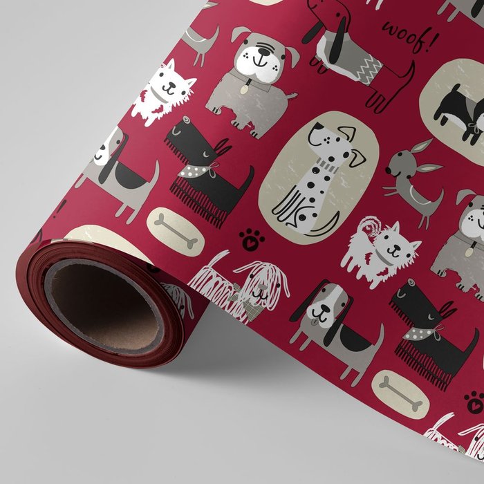 BOBINA REGALO 31CM 2KG INFANTIL PERRITOS | WONDER WRAPPER | 1 UNIDAD | 8429640002236