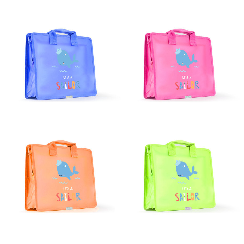 Maletín Cremallera A4 Personalizable Little Sailor Pryse 4 unidades