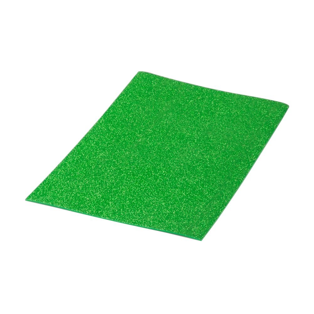 LAMINA GOMA EVA PURPURINA BIODEGRADABLE 40X60CM VERDE | 10 UNIDADES | (PRYSE, S,A,) Imagen principal del producto