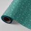 Papel regalo bobina 31 cm Flores verdes Wonder Wrapper