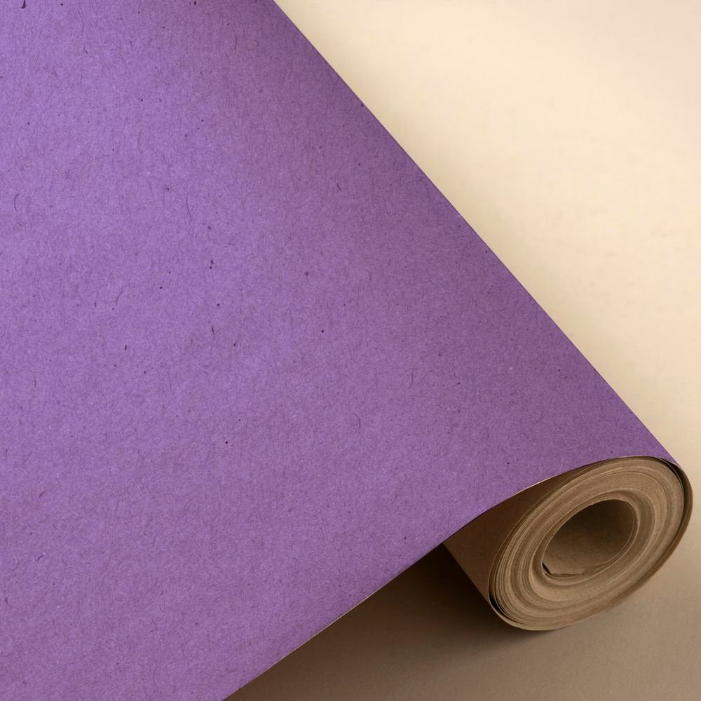 Papel regalo bobina 31 cm 2 kg kraft lila WONDER WRAPPER Imagen principal del producto