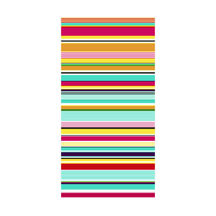 Papel regalo bobina 62 cm 4 kg todo año rayas multicolor Wonder Wrapper Imagen principal del producto