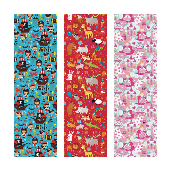 Expositor 30 Rollos Papel Regalo Infantil Surtidos WONDER WRAPPER Imagen principal del producto