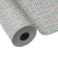 PAPEL REGALO BOBINA 62CM 4K TODO AÑO PUNTOS AZULES | WONDER WRAPPER | 1 UNIDAD | 8429640022555