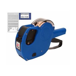 Etiquetadora Pryse MX-2616 Azul 2 Líneas y Etiquetas Naranja