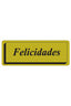 Etiquetas Felicitación Doradas PRYSE para regalos y manualidades